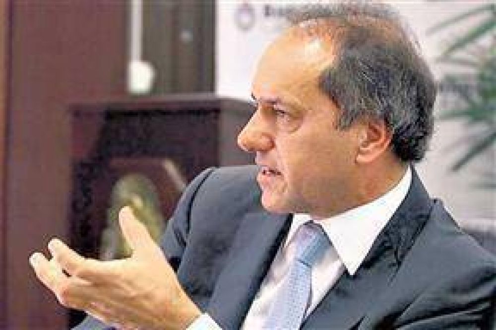 Scioli: "Habr� que corregir cosas"