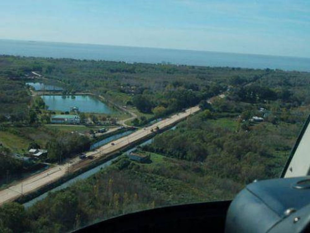  El pasado viernes Recorrida de autoridades locales y provinciales por la obra del Terrapl�n Costero