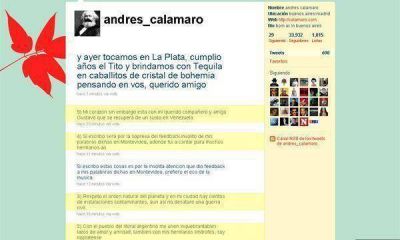  Calamaro volvi� a hablar sobre los piqueteros de Gualeguaych�  