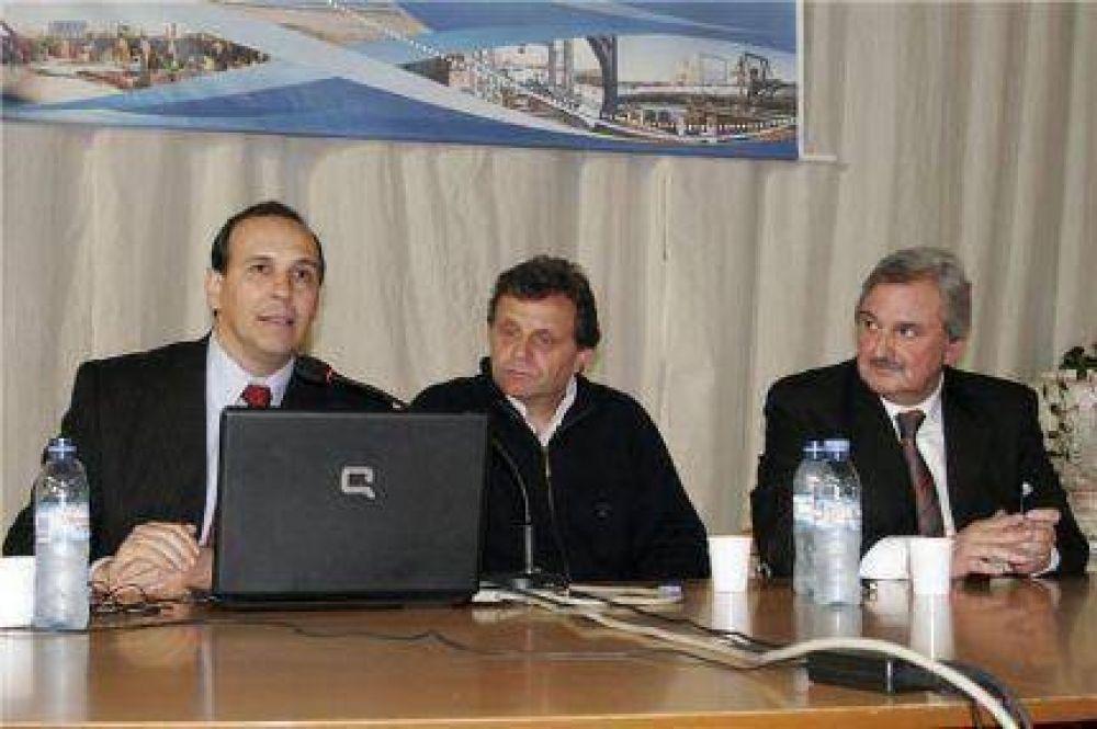 Brindaron precisiones sobre avances en la mayor obra de Mar del Plata: el Emisario Submarino