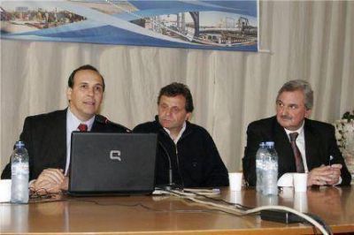 Brindaron precisiones sobre avances en la mayor obra de Mar del Plata: el Emisario Submarino