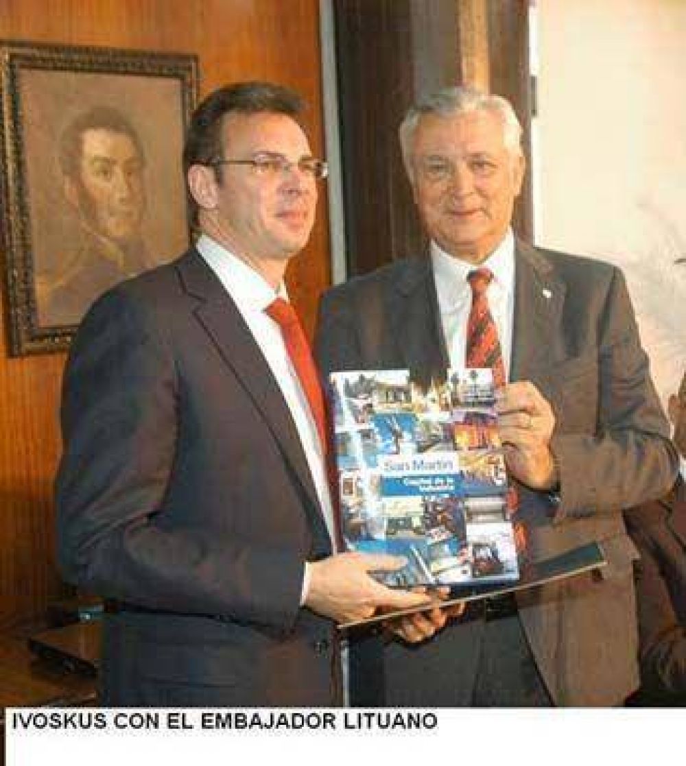 San Martin - IVOSKUS PRESENT� LA NUEVA OFICINA DE   PROMOCI�N DE SAN MART�N EN EUROPA