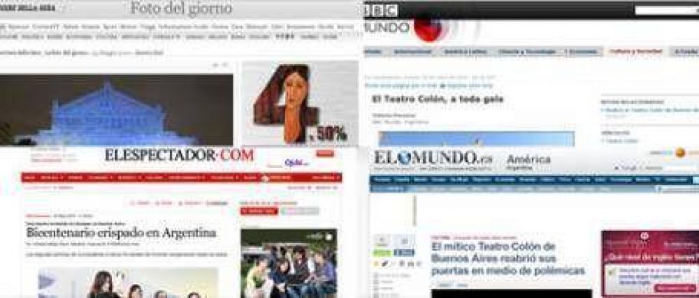 La reapertura del Col�n, opacada en los medios del mundo por Macri y CFK