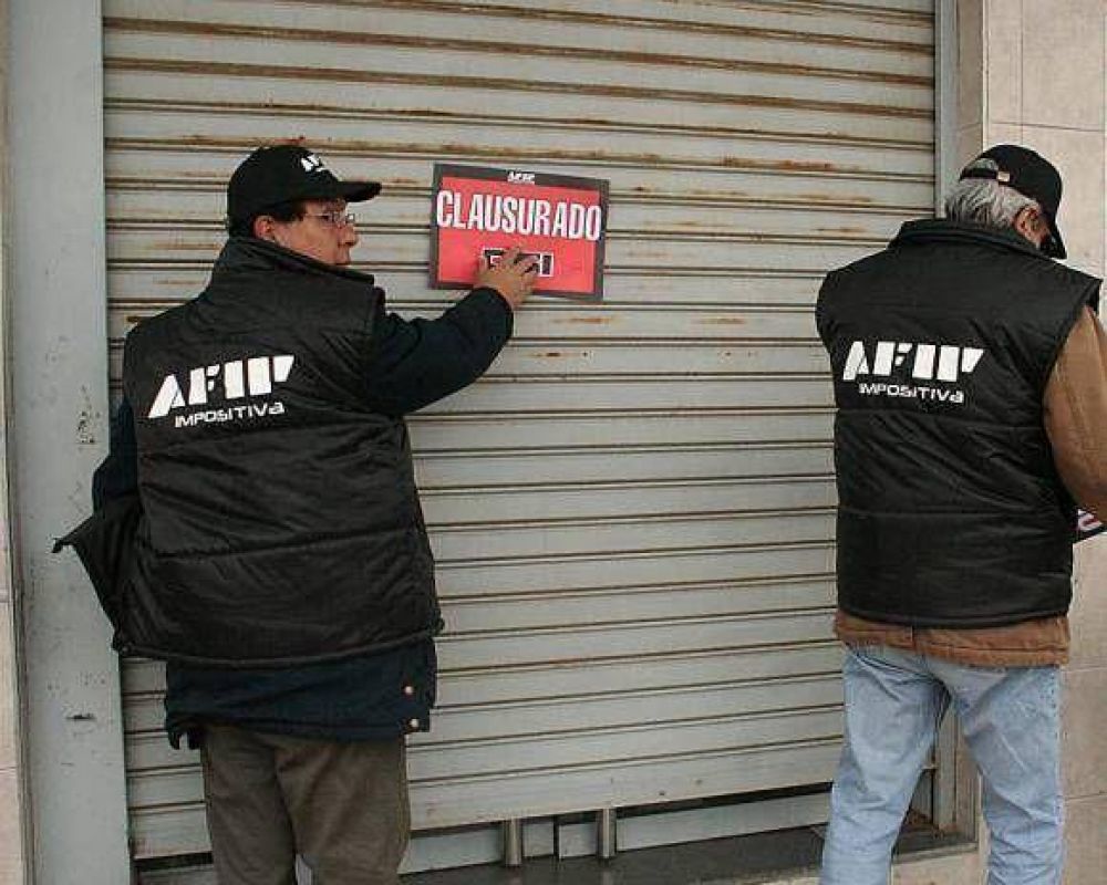 En un nuevo operativo AFIP clausur� 70 locales