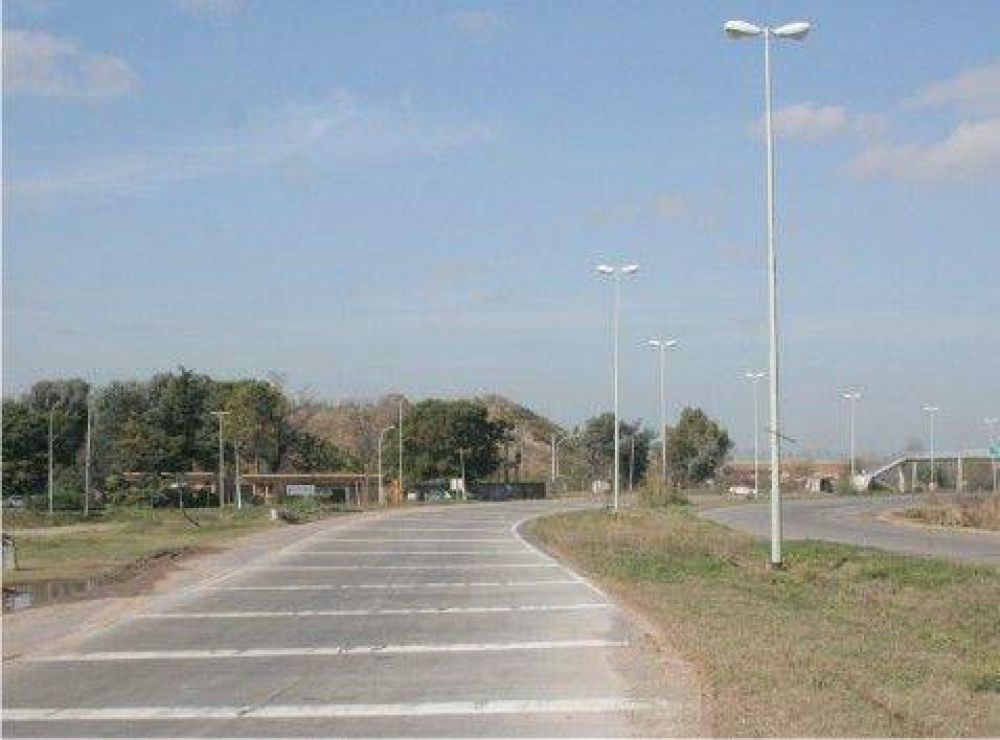 Concejales del FPV recorrieron nuevas mejoras en la rotonda