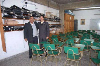Instalan calefacci�n para 1800 alumnos de una escuela de Pilar