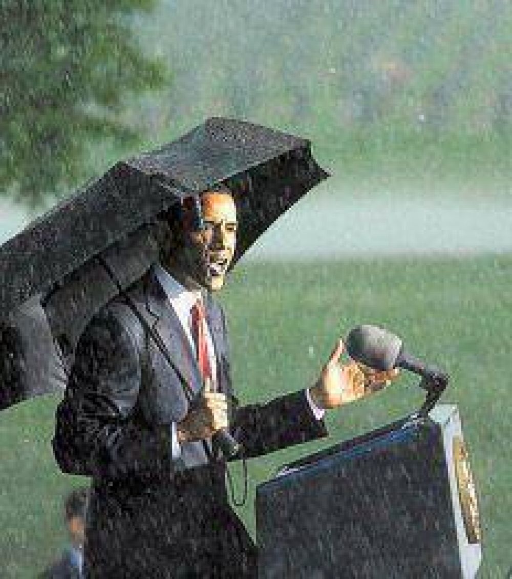 La mancha tapa a Barack