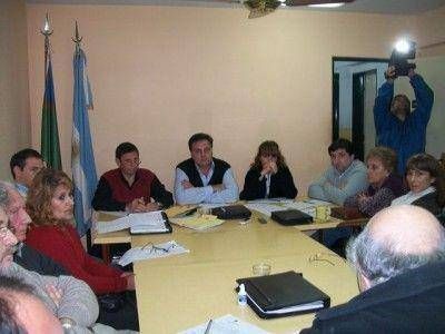 Carossi y los concejales se re�nen, tasas de por medio