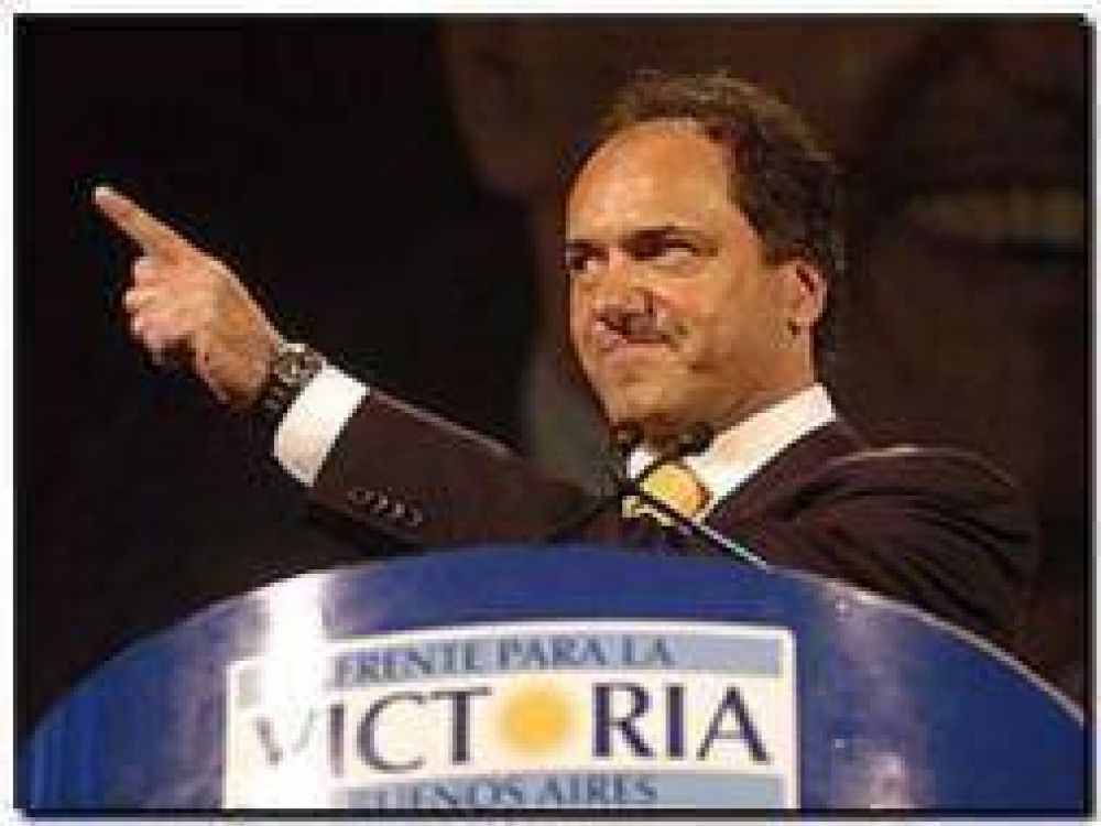 Acto en apoyo a la reelecci�n de Scioli