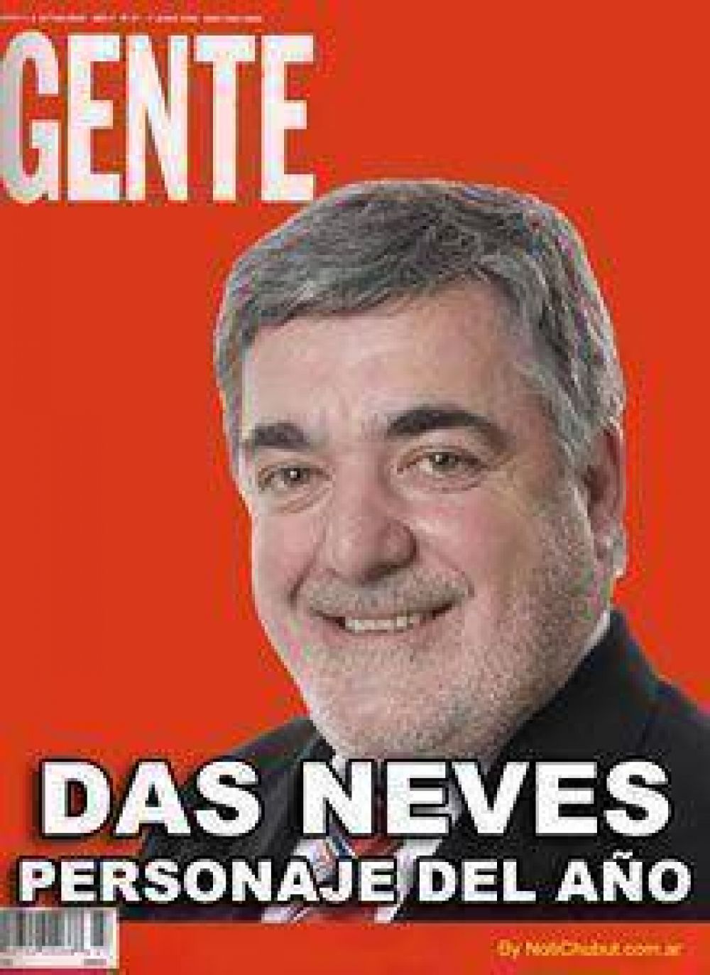 Chubut Pago mas de 176 mil pesos para que Das Neves aparezca en los personajes del a�o de la Revista Gente