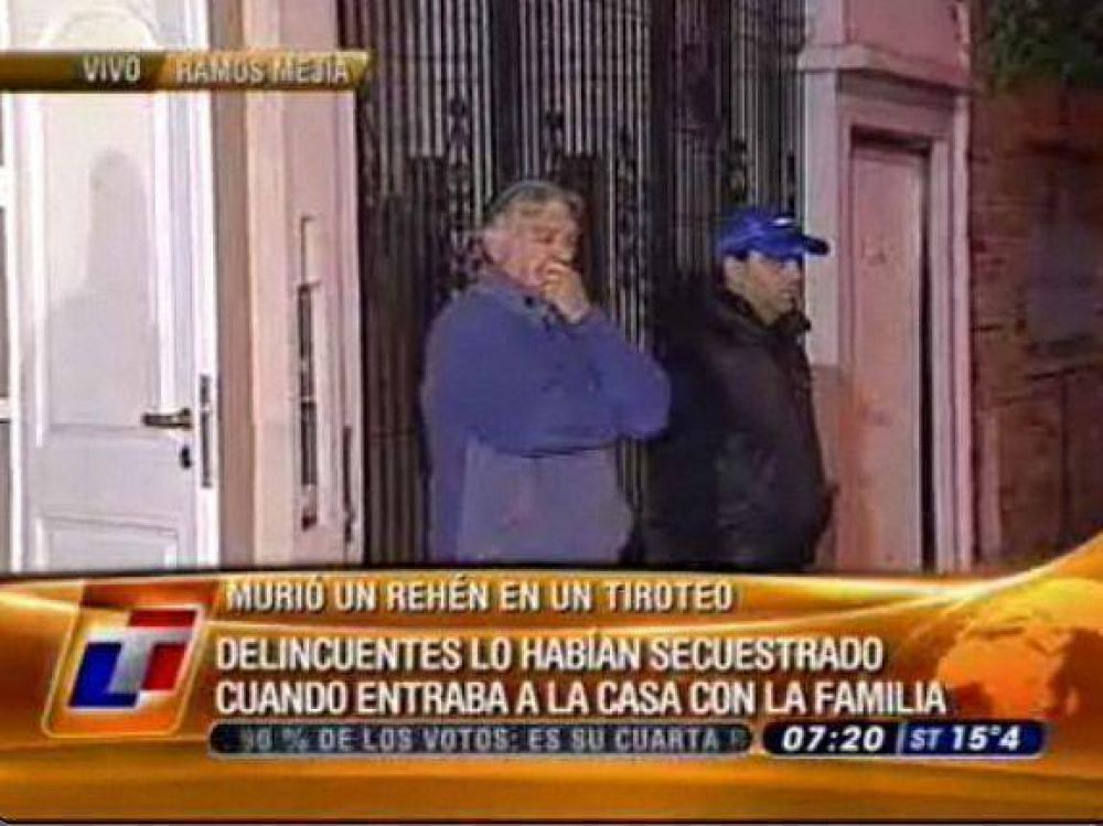 Toma de rehen y muerte en Ramos Mej�a