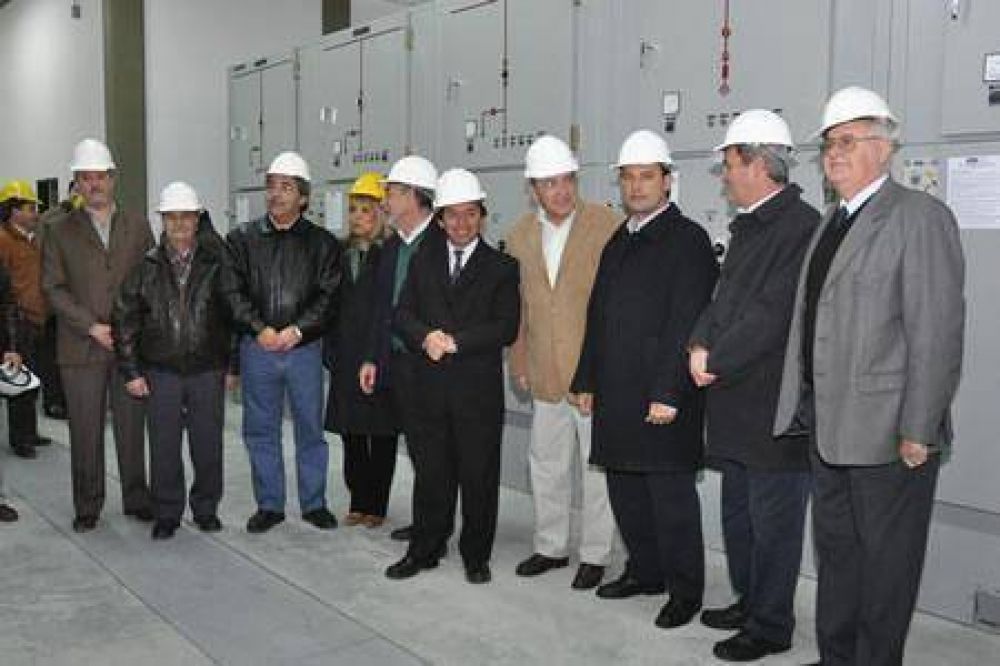 Se inaugur� subestaci�n que brindar� energ�a a m�s de 5.000 familias de Trelew