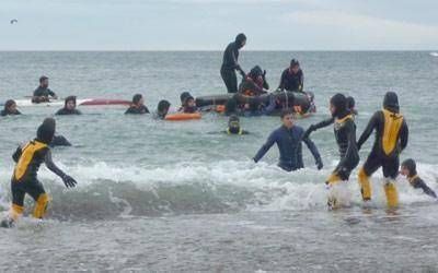 Adolescentes de Puerto Deseado se instruyeron en el CADACE de Caleta