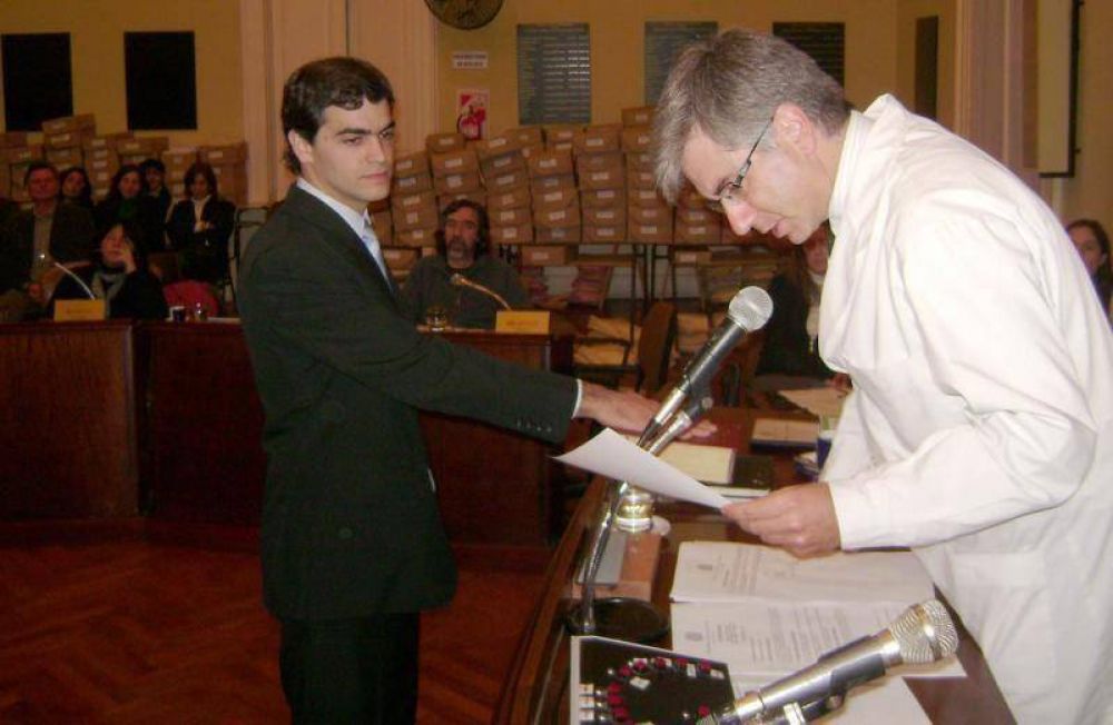 Jur� Gerardo Paoltroni como secretario del Concejo Deliberante
