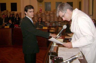 Jur� Gerardo Paoltroni como secretario del Concejo Deliberante