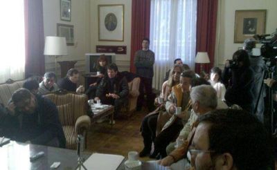 Conferencia de prensa del Intendente Caffaro: Habl� de todo, pero dijo poco. "No estoy pensando en la reeleccion"