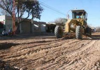 Empezaron las obras de asfalto en la zona norte de Cipolletti