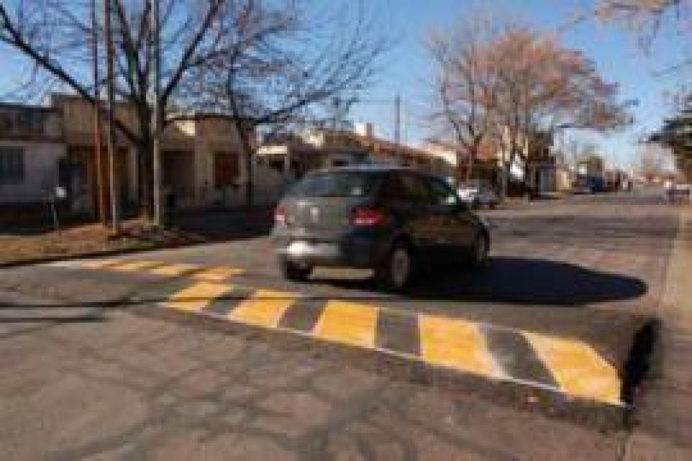 Trenque Lauquen Reductores de velocidad como herramienta preventiva