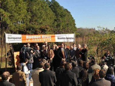 El Gobernador inici� plan de arbolado p�blico junto a nutrido grupo de intendentes