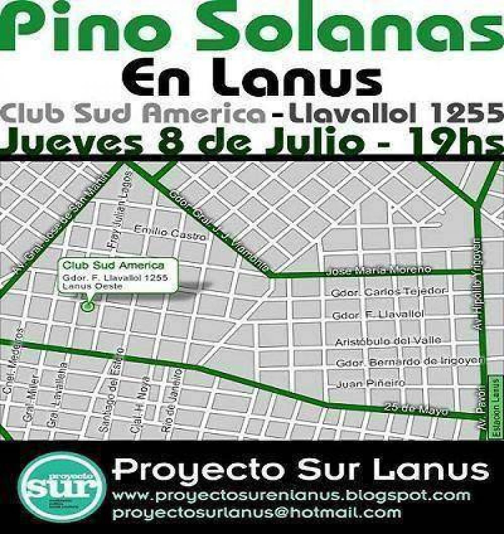 PINO SOLANAS EN LANUS 