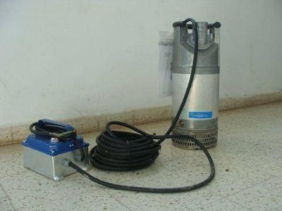 Bomba de achique para elementos abrasivos Nuevo elemento para Obras Sanitarias