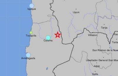 Un sismo de 6,2 grados Richter sacudi� la regi�n de Antofagasta en Chile
