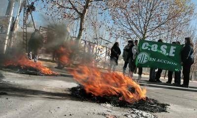 Trabajadores de la Dinaf cortan el Corredor del Oeste