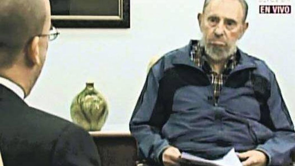 Reapareci� Fidel Castro en muy buen estado de salud