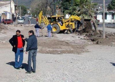 Avanzan las obras de apertura de la avenida Azopardo y aleda�os