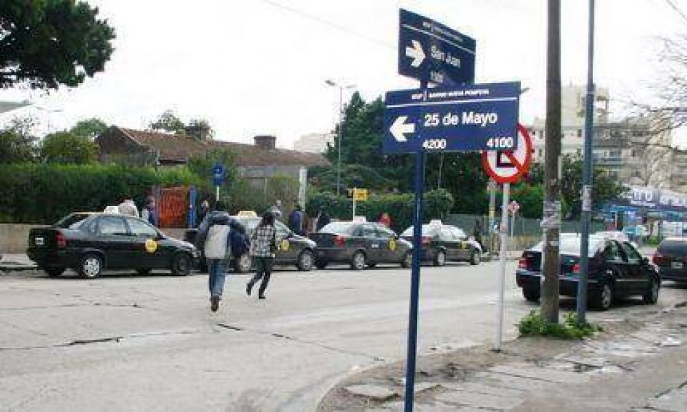 La falta de sendas peatonales en la nueva Terminal de micros provoca accidentes de tr�nsito