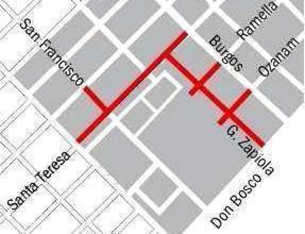 Obras de pavimentaci�n en el barrio San Jos�