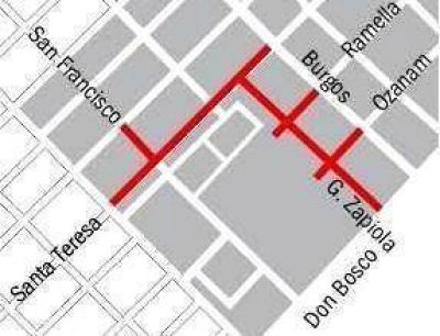 Obras de pavimentaci�n en el barrio San Jos�