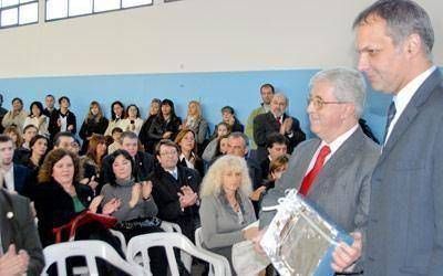 En el acto por los 62 a�os de Rada Tilly, Peralta volvi� a oponerse a la miner�a