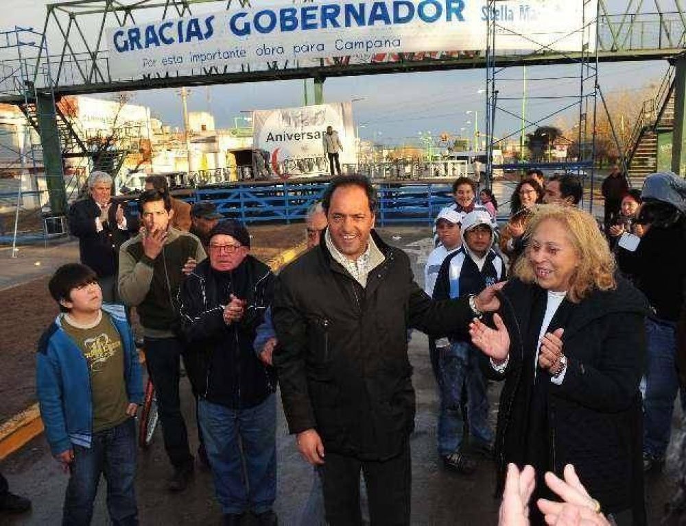 La estrategia de Scioli en el inicio de la campa�a pol�tica