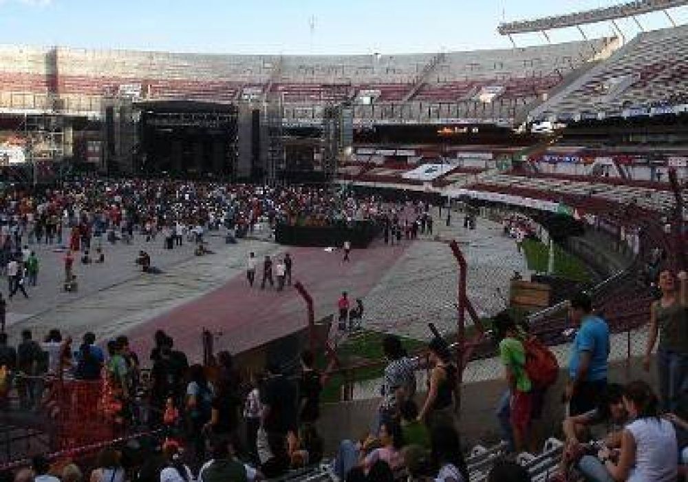 Podr�a suspenderse otro recital en River