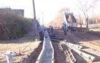 Cord�n cuneta en De Mar�a