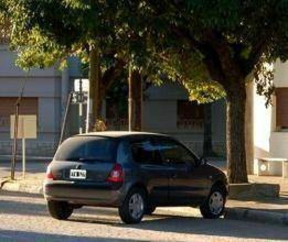 Sin estacionamiento a 45�