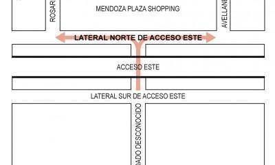 Cambian marcha en lateral norte del Acceso Este