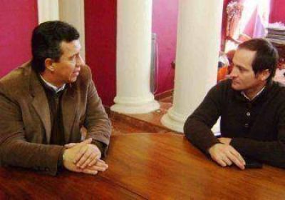 Aguilar y Camau Esp�nola se reunieron para intercambiar experiencias de gesti�n