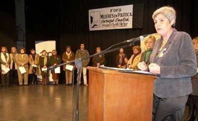 Graciela Rodr�guez recibi� una distinci�n por su labor pol�tica 