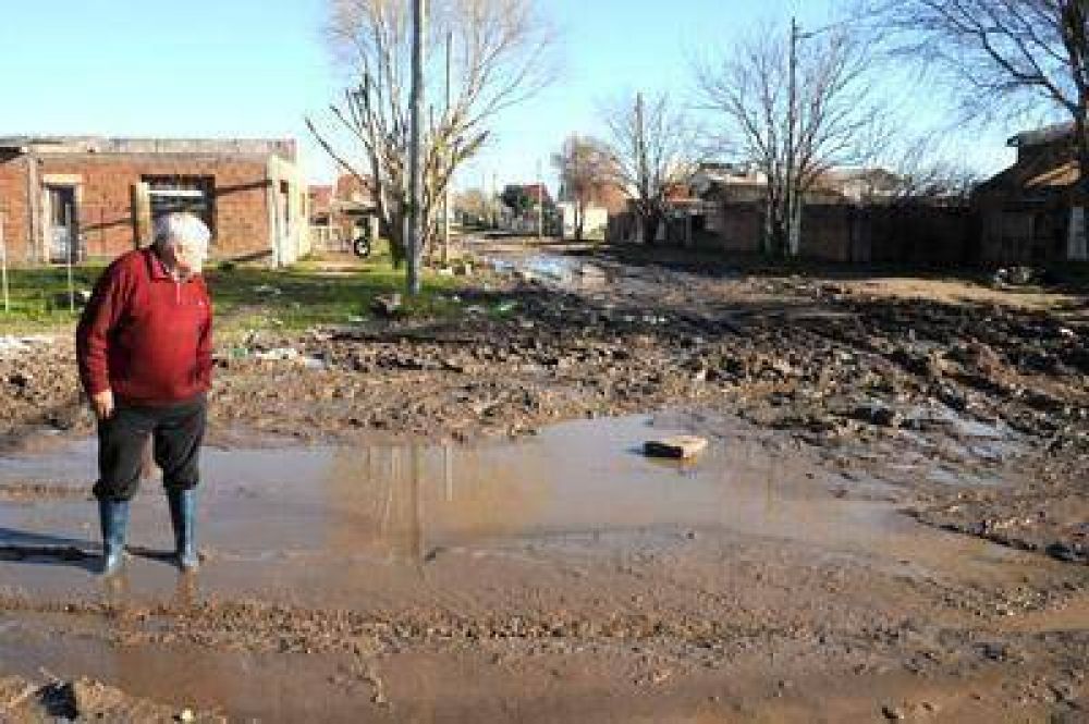 Por el p�simo estado de las calles vecinos de Newbery est�n aislados