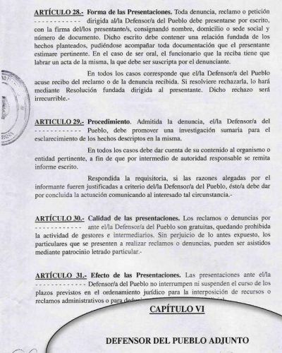 Trujillo: �El Proyecto del Defensor del Pueblo es un burdo plagio�
