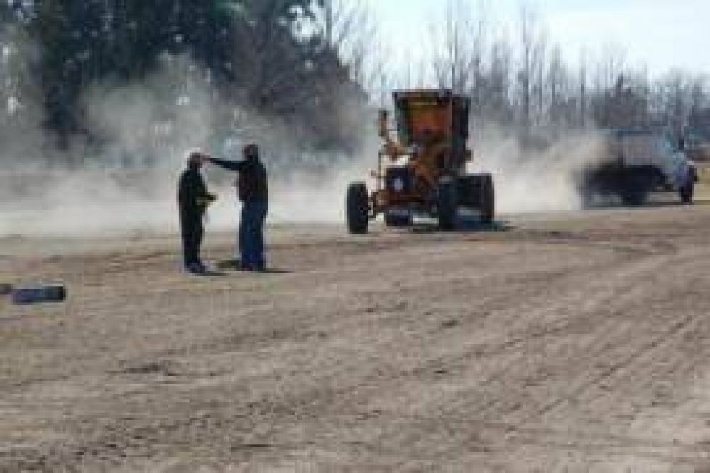 Trenque Lauquen Avanzan los trabajos de recuperaci�n del aut�ndromo "Nene" Mascar�