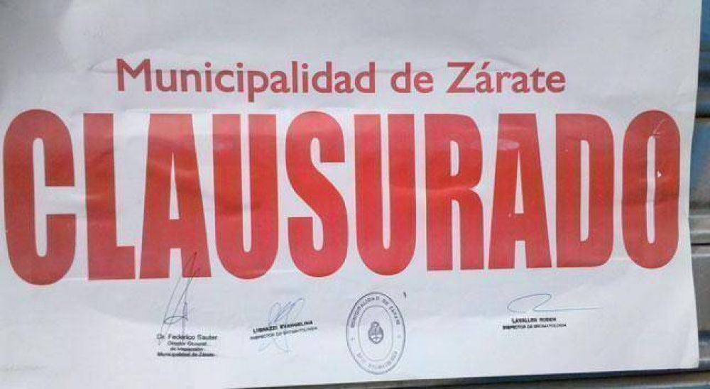 Operativo conjunto Clausuraron el super chino de Rivadavia