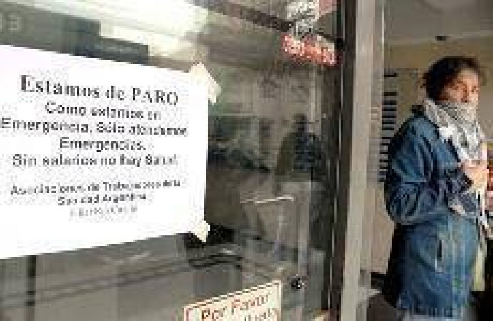 Atsa par� en cl�nicas y sanatorios y lanz� otra huelga para el 18 y 19