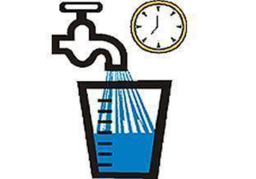 Corte del servicio de agua.