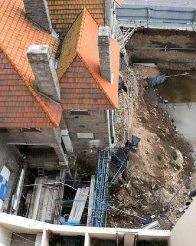 Adoptar�n medidas para evitar riesgos en torno a una excavaci�n