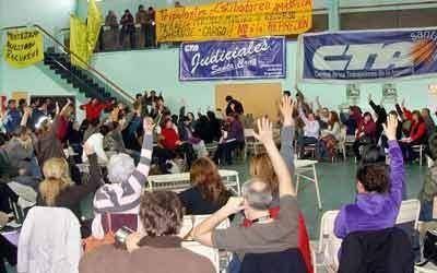 CTA y ADOSAC ratificaron paro por modificaci�n del r�gimen previsional