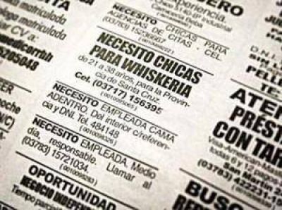 Trata de mujeres: buscan que se proh�ba la publicaci�n de avisos en el rubro 59