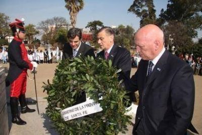 Binner encabez� el acto por el aniversario del General San Mart�n